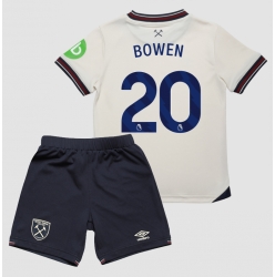 West Ham United Jarrod Bowen #20 Auswärtstrikot Kinder 2025-26 Kurzarm (+ kurze hosen)