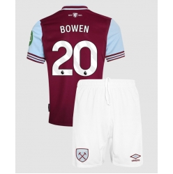 West Ham United Jarrod Bowen #20 Heimtrikot Kinder 2024-25 Kurzarm (+ kurze hosen)