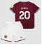 West Ham United Jarrod Bowen #20 Heimtrikot Kinder 2025-26 Kurzarm (+ kurze hosen)