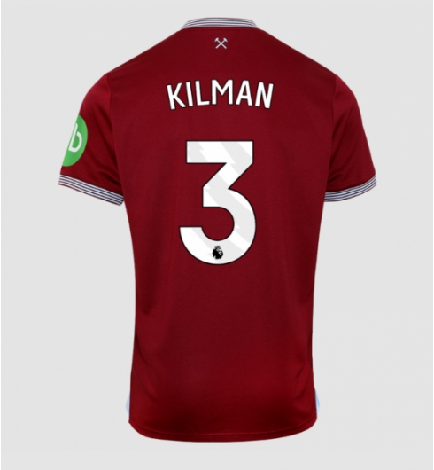 West Ham United Max Kilman #3 Heimtrikot 2025-26 Kurzarm West Ham United Max Kilman #3 Heimtrikot 2025-26 Kurzarm