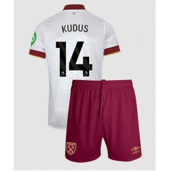 West Ham United Mohammed Kudus #14 3rd trikot Kinder 2024-25 Kurzarm (+ kurze hosen)