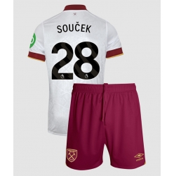 West Ham United Tomas Soucek #28 3rd trikot Kinder 2024-25 Kurzarm (+ kurze hosen)