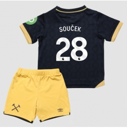 West Ham United Tomas Soucek #28 3rd trikot Kinder 2025-26 Kurzarm (+ kurze hosen)