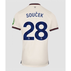 West Ham United Tomas Soucek #28 Auswärtstrikot 2025-26 Kurzarm