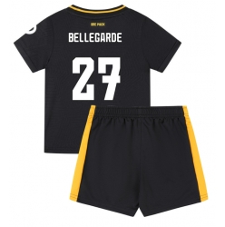 Wolves Jean-Ricner Bellegarde #27 Auswärtstrikot Kinder 2024-25 Kurzarm (+ kurze hosen)