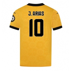 Wolves Jhon Arias #10 Heimtrikot 2025-26 Kurzarm