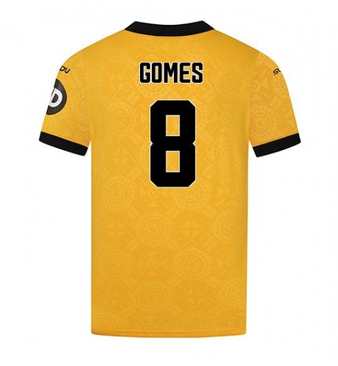 Wolves Joao Gomes #8 Heimtrikot 2025-26 Kurzarm Wolves Joao Gomes #8 Heimtrikot 2025-26 Kurzarm