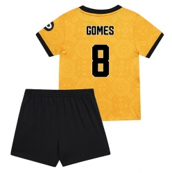 Wolves Joao Gomes #8 Heimtrikot Kinder 2025-26 Kurzarm (+ kurze hosen)