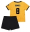 Wolves Joao Gomes #8 Heimtrikot Kinder 2025-26 Kurzarm (+ kurze hosen)