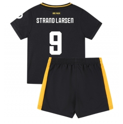 Wolves Jorgen Strand Larsen #9 Auswärtstrikot Kinder 2024-25 Kurzarm (+ kurze hosen)