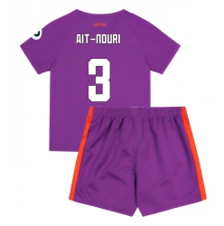 Wolves Rayan Ait-Nouri #3 3rd trikot Kinder 2024-25 Kurzarm (+ kurze hosen)
