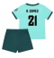 Wolves Rodrigo Gomes #21 Auswärtstrikot Kinder 2025-26 Kurzarm (+ kurze hosen)