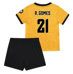 Wolves Rodrigo Gomes #21 Heimtrikot Kinder 2025-26 Kurzarm (+ kurze hosen)