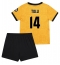 Wolves Tolu Arokodare #14 Heimtrikot Kinder 2025-26 Kurzarm (+ kurze hosen)