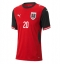 Österreich Konrad Laimer #20 Heimtrikot Frauen WM 2026 Kurzarm Österreich Konrad Laimer #20 Heimtrikot Frauen WM 2026 Kurzarm